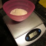 BSN Protein 100 calorie portion weighed out