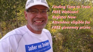 Finding Time to Train FREE Webinar - Register Fast. Only 25 attendees, eligible for Free Giveaways